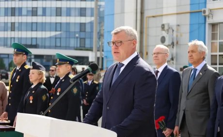 Игорь Бабушкин поздравил пограничников Астраханской области