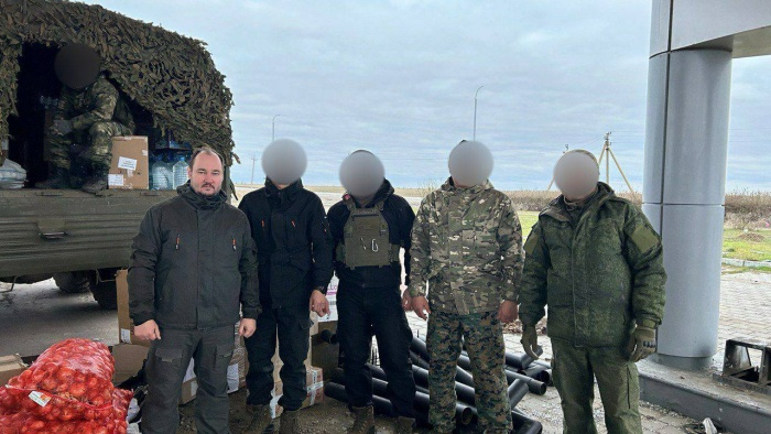 Игорь Бабушкин передал гуманитарную помощь дивизиону «Лотос»