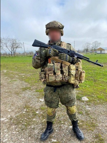 Астраханский контрактник награждён медалью «За мужество» 