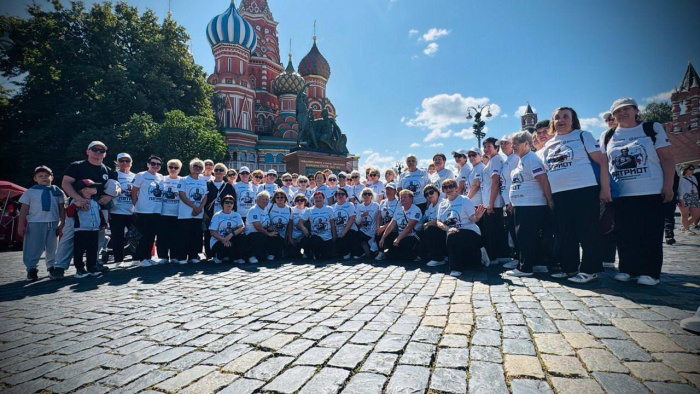 Астраханские пенсионеры станцевали на Красной площади