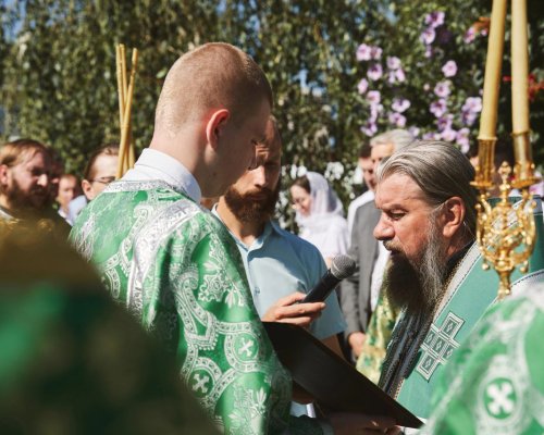 День семьи, любви и верности в парке храма Преображения Господня