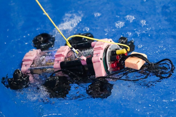 В Астрахани проходят соревнования подводных роботов