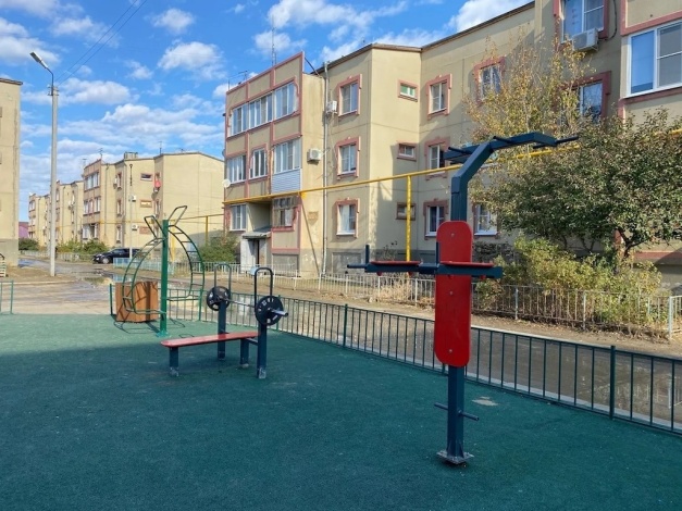 В Растопуловке Астраханской области появилась спортплощадка благодаря «Инициативному бюджетированию»