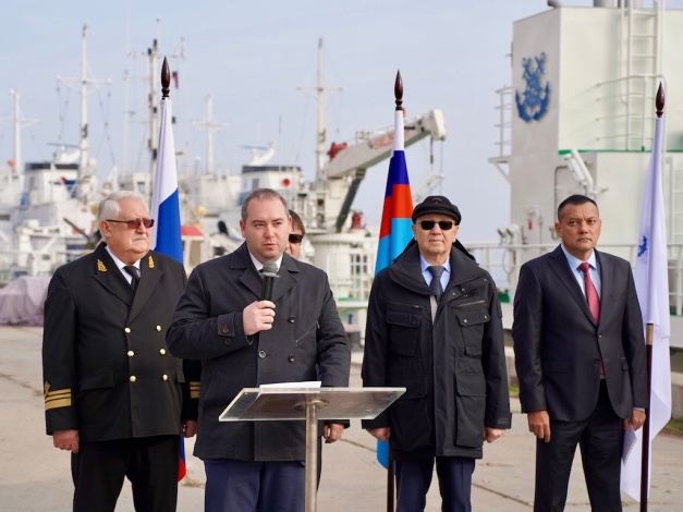 Астраханская верфь передала заказчику земснаряд «Николай Гричановский»